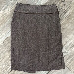 BWear Brown Pencil Skirt with Back Slit Size 3